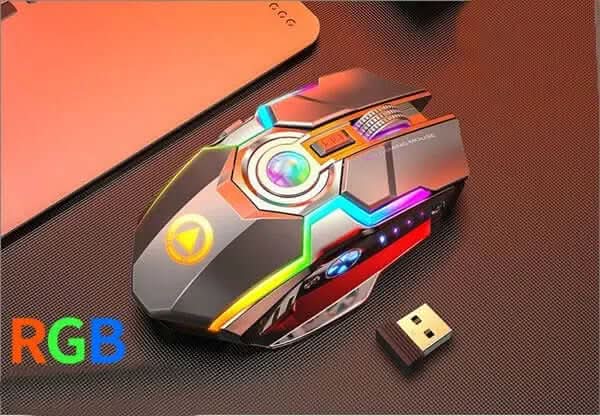 Souris gaming sans fil RGB rechargeable Les Visionnaires
