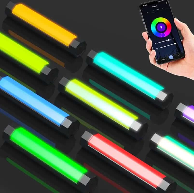 Tube LED RGB étanche pour photographie et vidéo Les Visionnaires