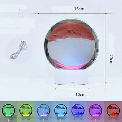 Lampe de chevet créative 3D Quicksand Les Visionnaires