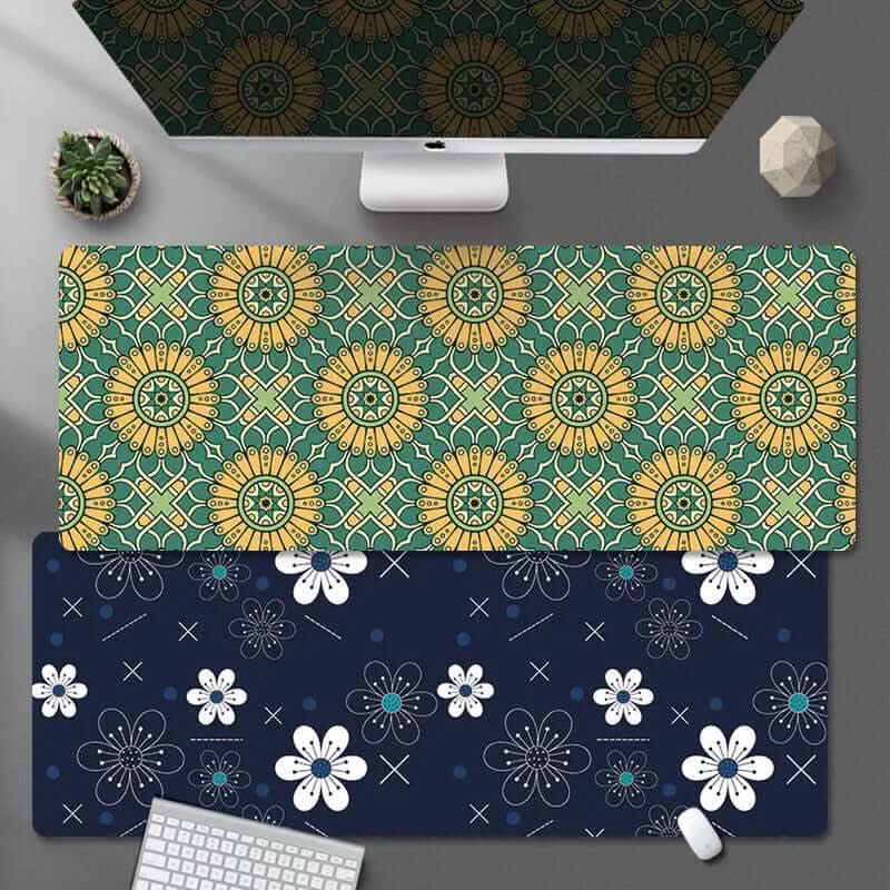 Tapis de souris XXL noir et rouge Les Visionnaires