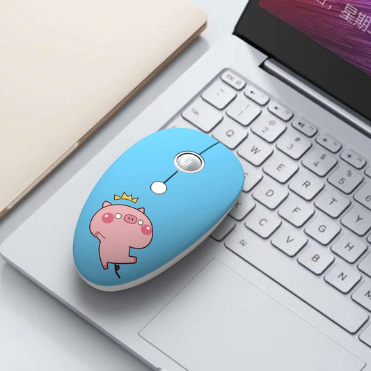 Mini souris sans fil - style cartoons Les Visionnaires