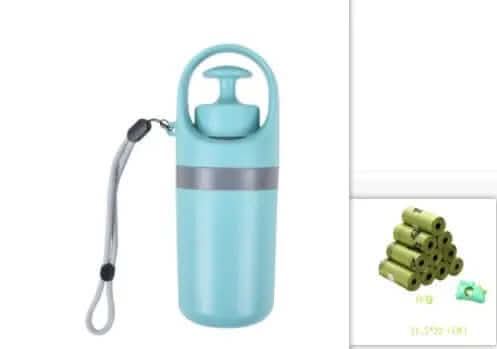 Portable Lightweight Dog Pooper Scooper With Built-in Poop Bag Dispenser Eight-claw Shovel For Pet Toilet Picker Pet Products Les Visionnaires