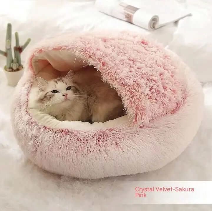 Lit rond en peluche Les Visionnaires
