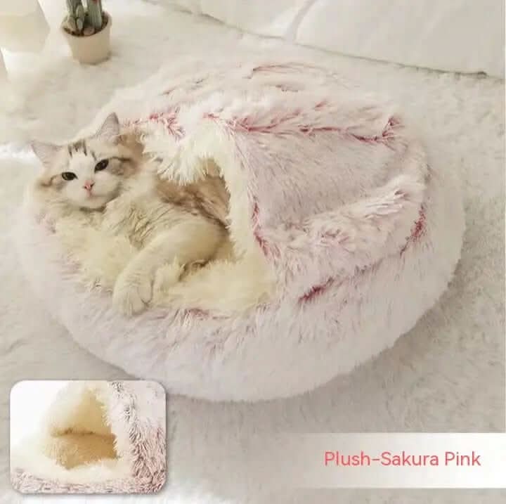 Lit rond en peluche Les Visionnaires