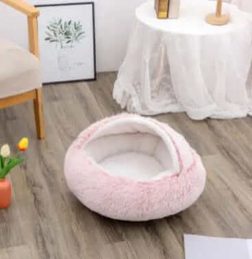 Lit rond en peluche Les Visionnaires