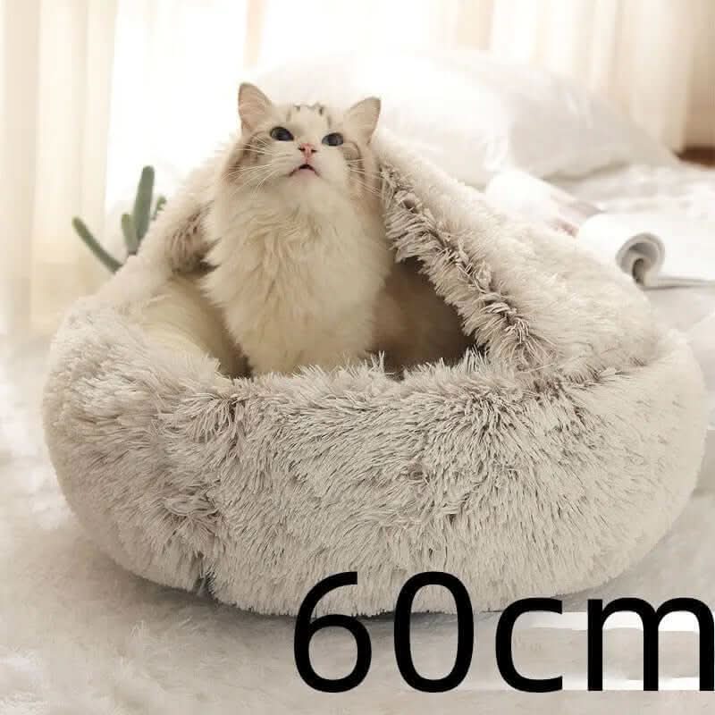 Lit rond en peluche Les Visionnaires