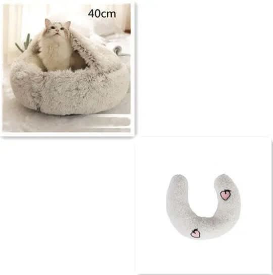 Lit rond en peluche Les Visionnaires