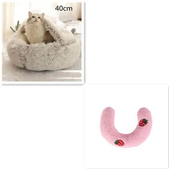 Lit rond en peluche Les Visionnaires