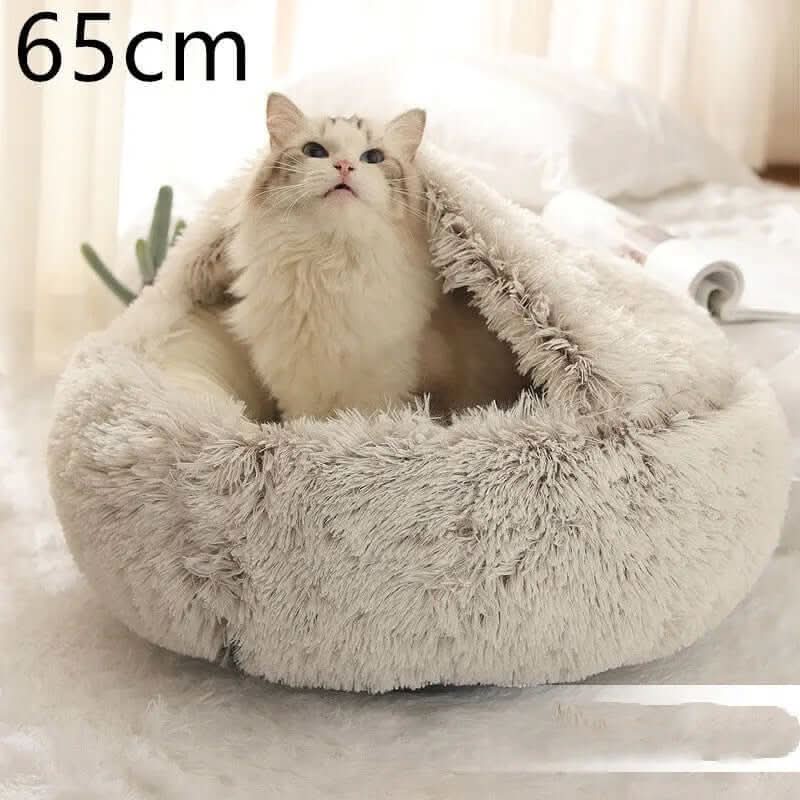 Lit rond en peluche Les Visionnaires