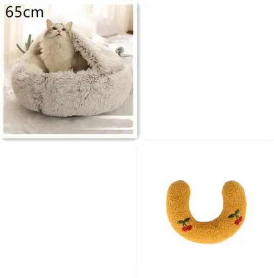 Lit rond en peluche Les Visionnaires