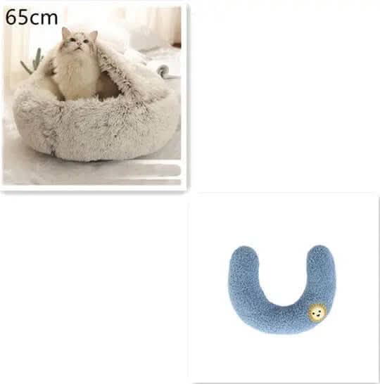 Lit rond en peluche Les Visionnaires