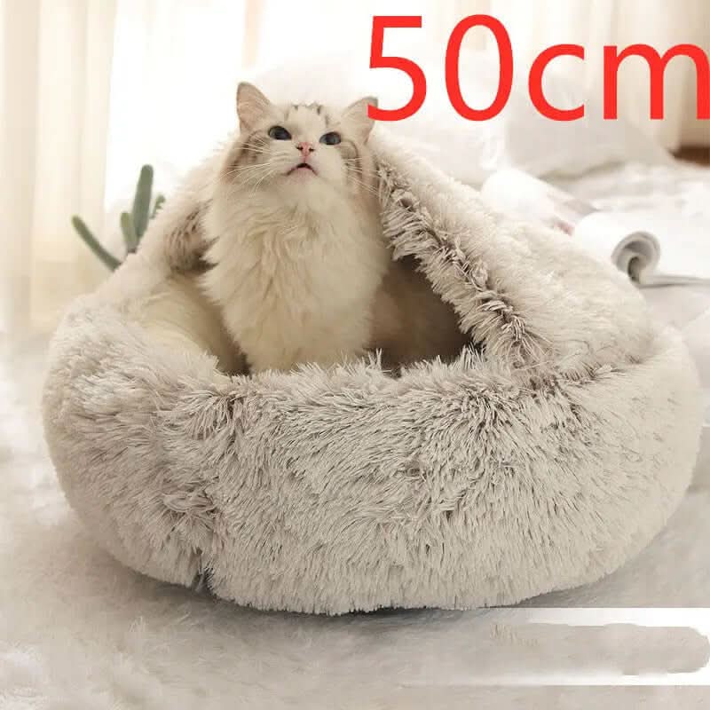 Lit rond en peluche Les Visionnaires