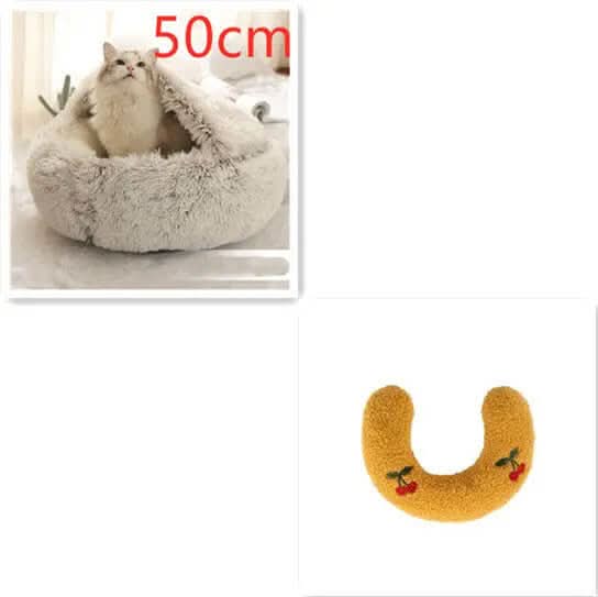 Lit rond en peluche Les Visionnaires