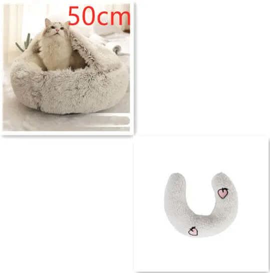 Lit rond en peluche Les Visionnaires