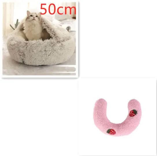 Lit rond en peluche Les Visionnaires
