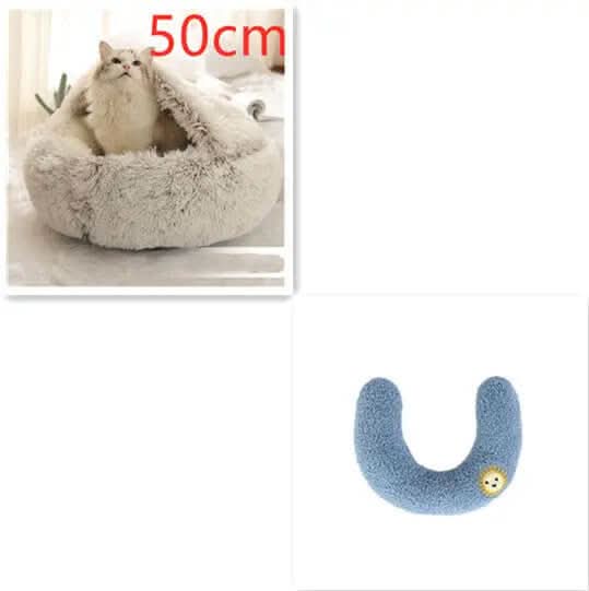 Lit rond en peluche Les Visionnaires