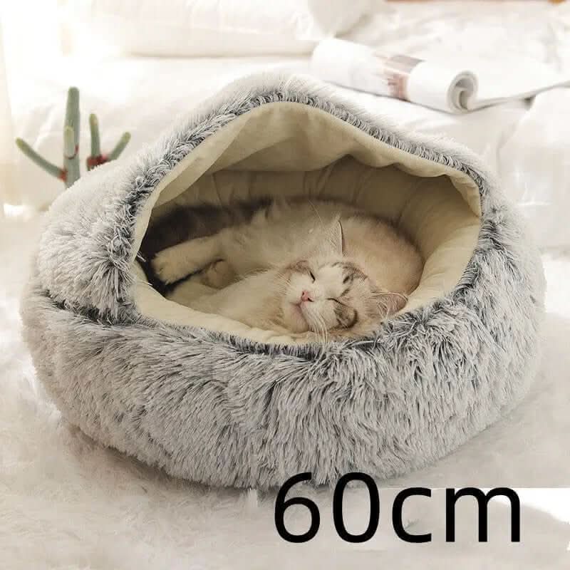Lit rond en peluche Les Visionnaires