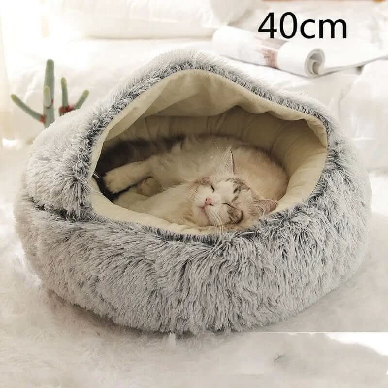 Lit rond en peluche Les Visionnaires