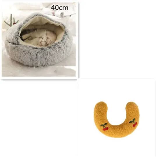 Lit rond en peluche Les Visionnaires