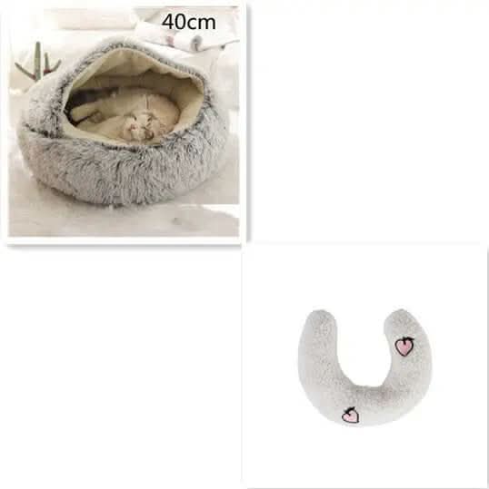 Lit rond en peluche Les Visionnaires