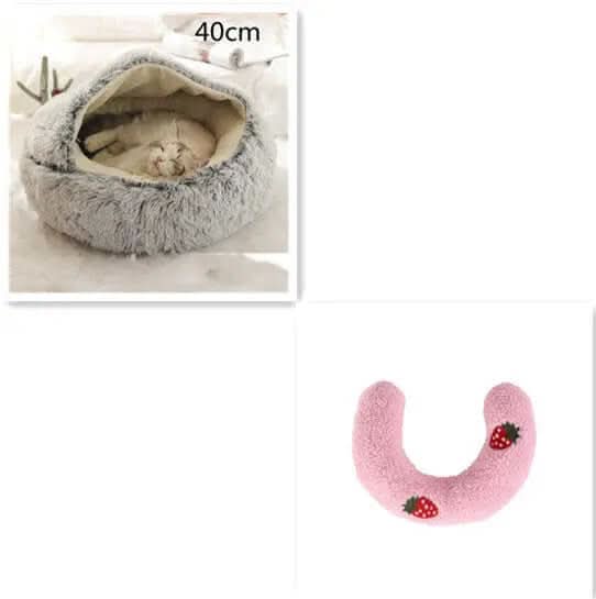 Lit rond en peluche Les Visionnaires
