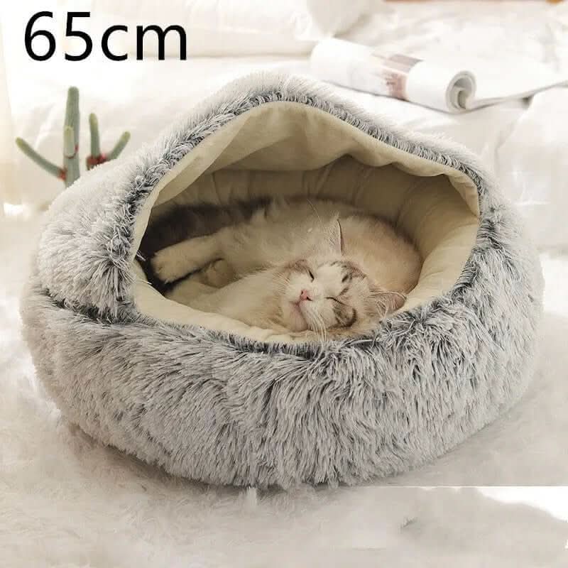 Lit rond en peluche Les Visionnaires