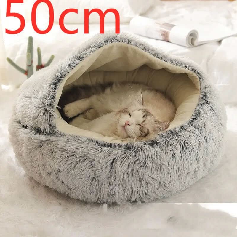 Lit rond en peluche Les Visionnaires