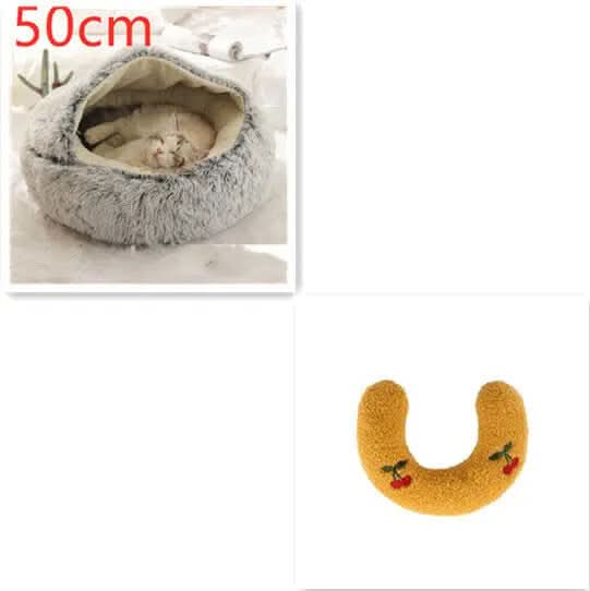 Lit rond en peluche Les Visionnaires