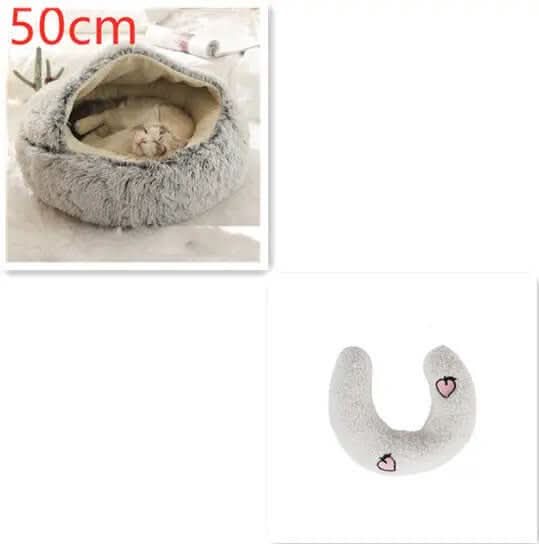 Lit rond en peluche Les Visionnaires