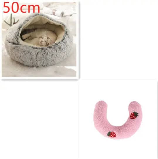Lit rond en peluche Les Visionnaires