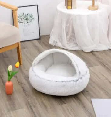 Lit rond en peluche Les Visionnaires