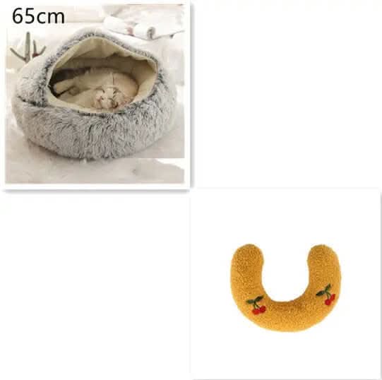Lit rond en peluche Les Visionnaires