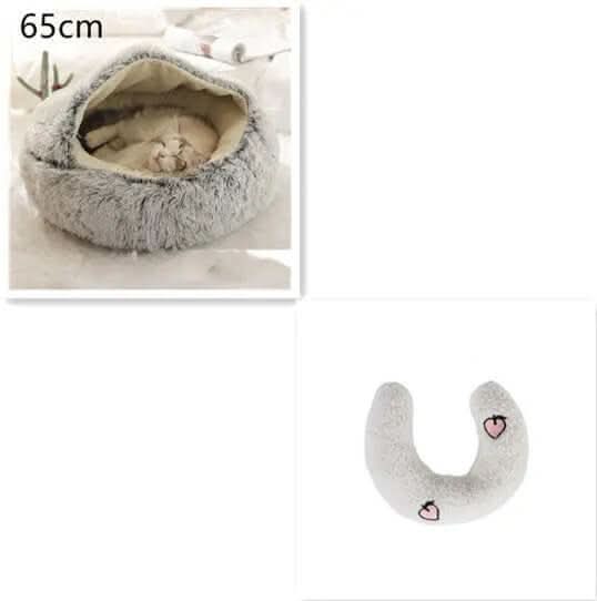 Lit rond en peluche Les Visionnaires