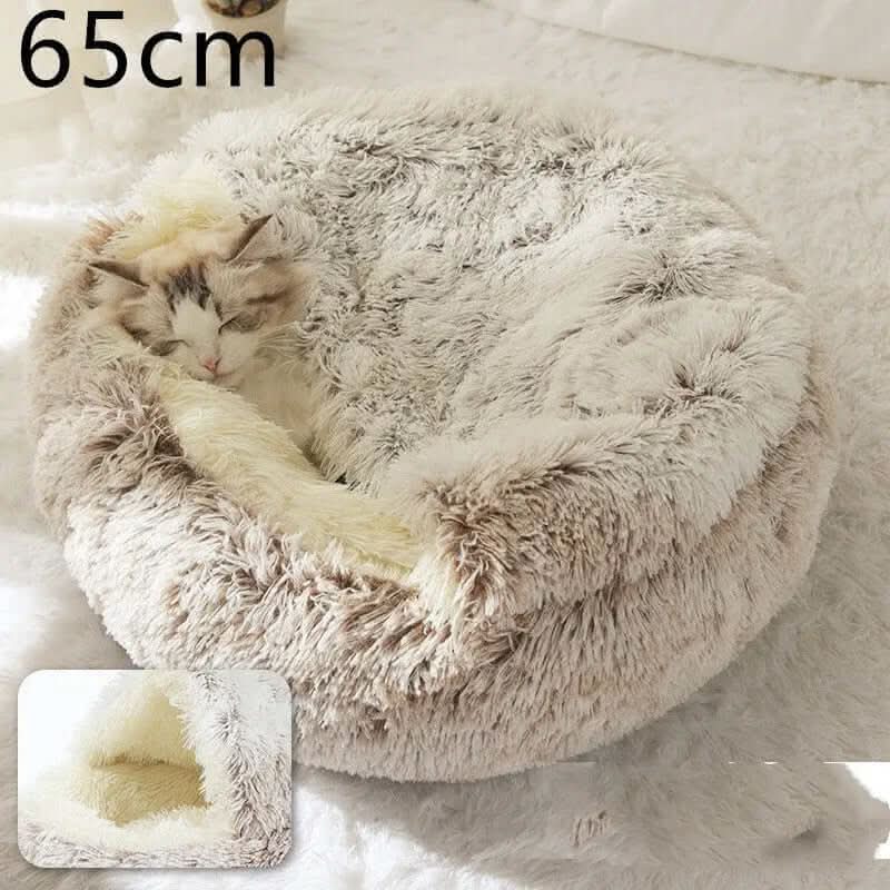 Lit rond en peluche Les Visionnaires
