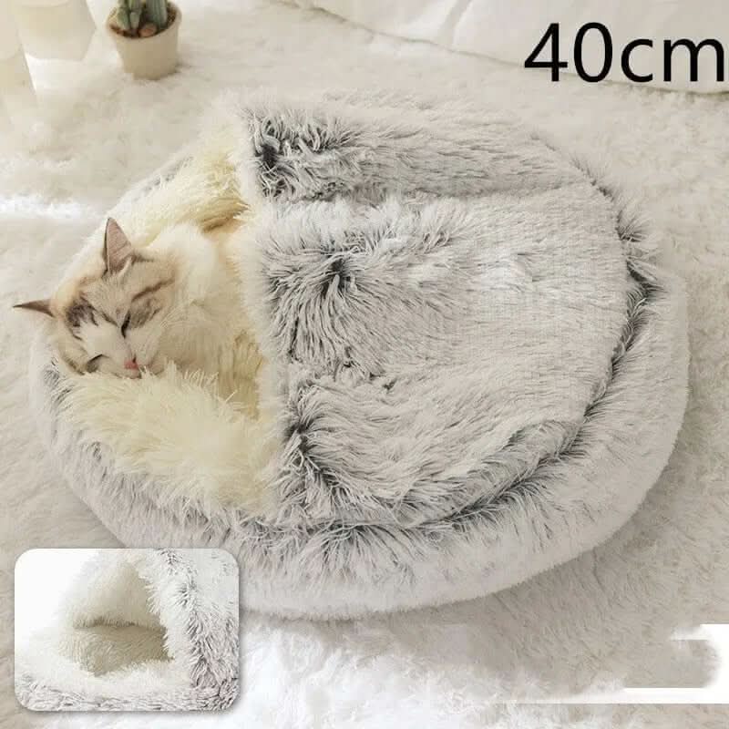 Lit rond en peluche Les Visionnaires