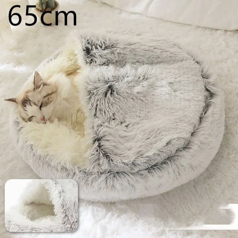 Lit rond en peluche Les Visionnaires