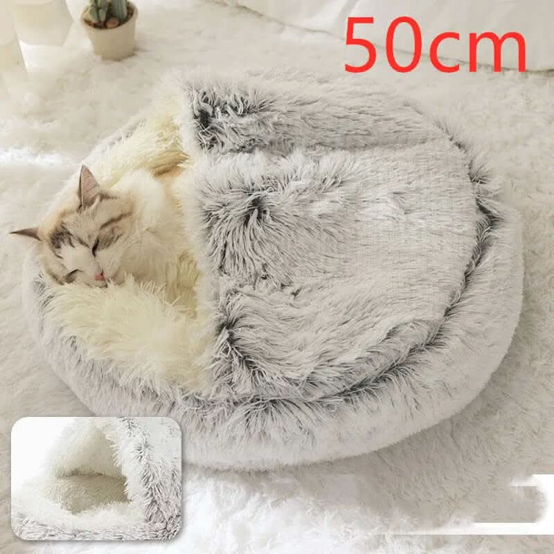 Lit rond en peluche Les Visionnaires