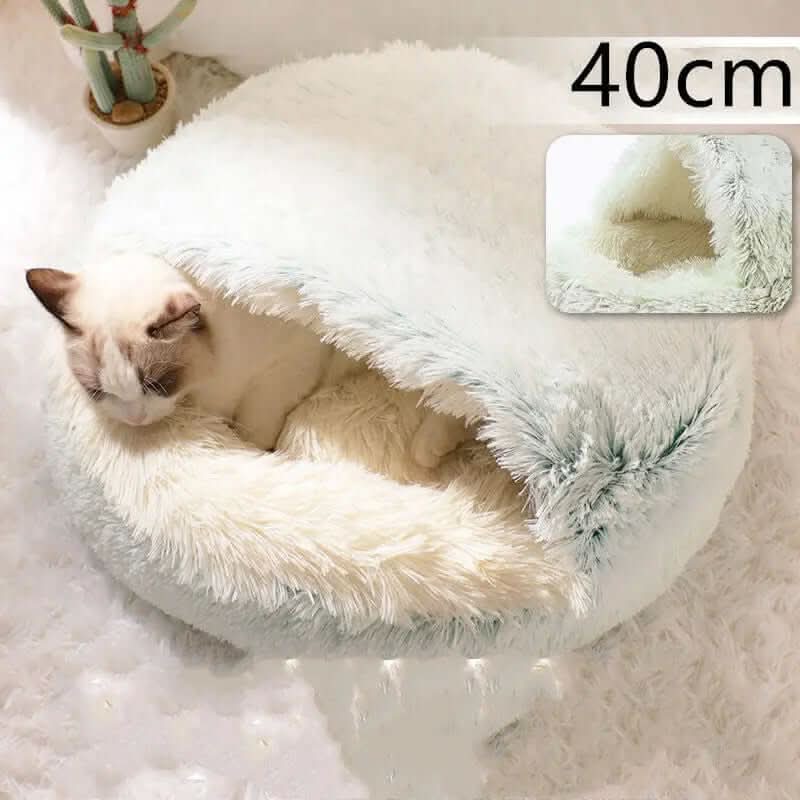 Lit rond en peluche Les Visionnaires