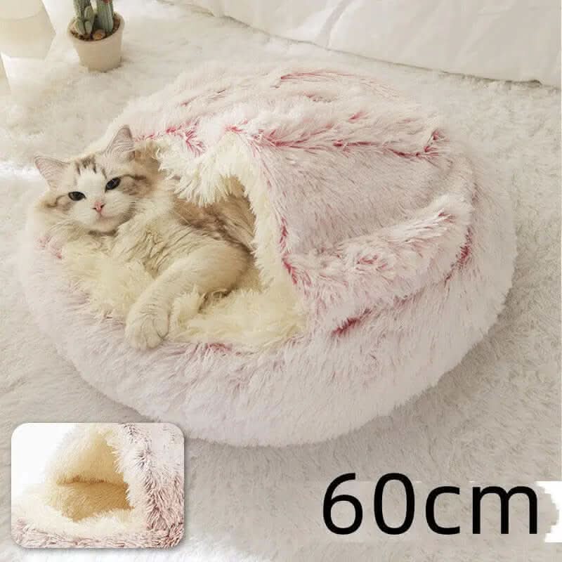 Lit rond en peluche Les Visionnaires