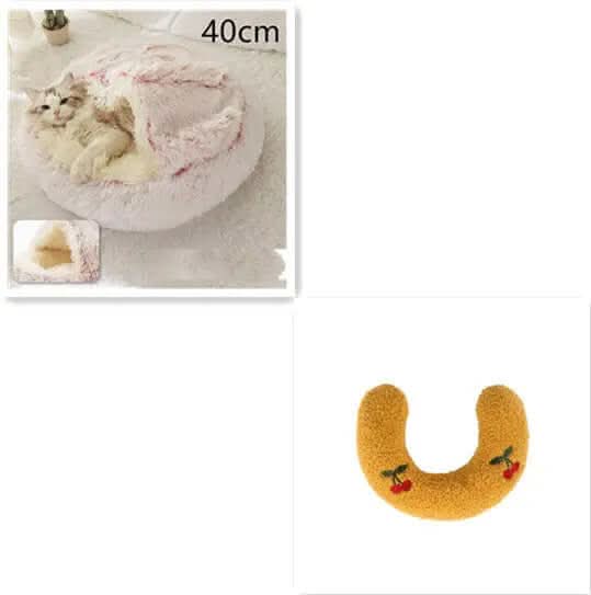 Lit rond en peluche Les Visionnaires