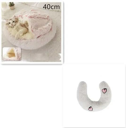 Lit rond en peluche Les Visionnaires