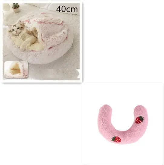 Lit rond en peluche Les Visionnaires