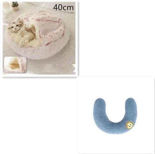 Lit rond en peluche Les Visionnaires