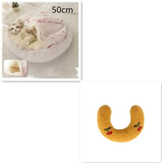 Lit rond en peluche Les Visionnaires