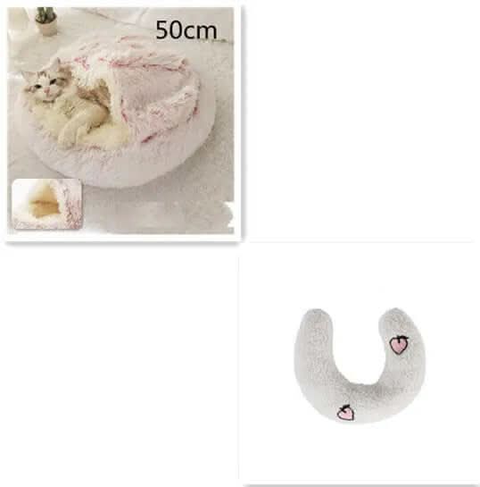 Lit rond en peluche Les Visionnaires