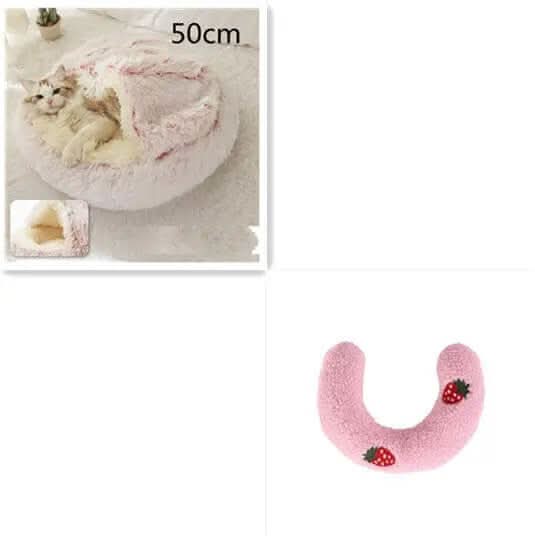 Lit rond en peluche Les Visionnaires