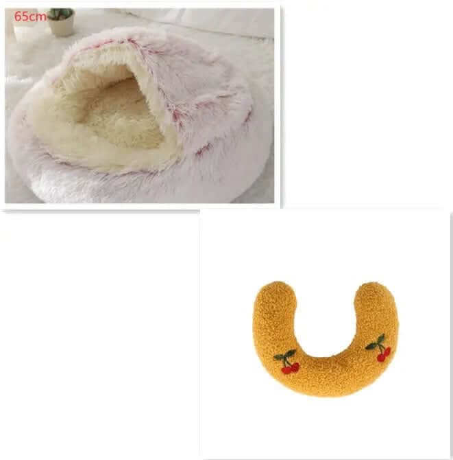 Lit rond en peluche Les Visionnaires