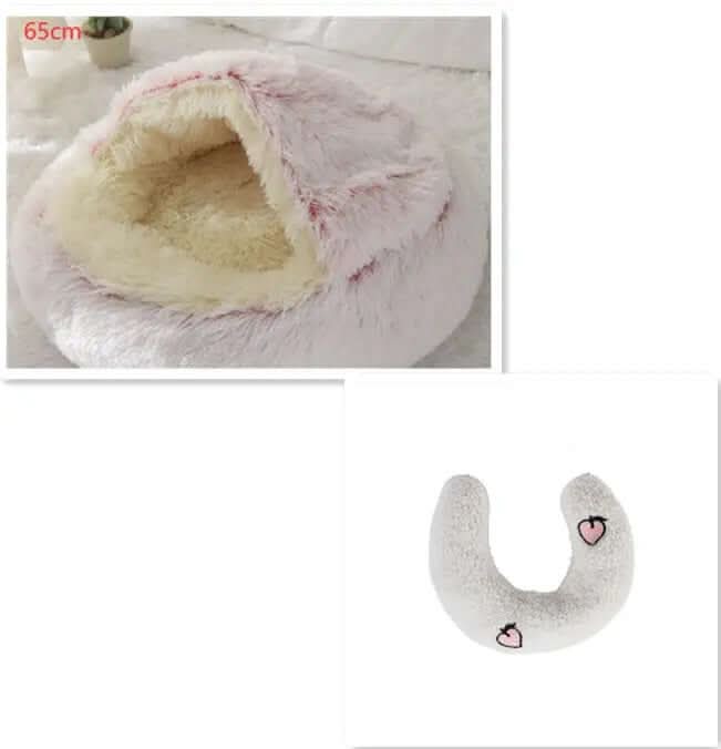 Lit rond en peluche Les Visionnaires
