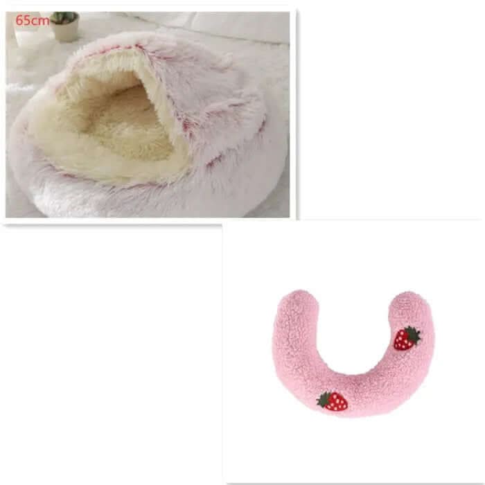 Lit rond en peluche Les Visionnaires