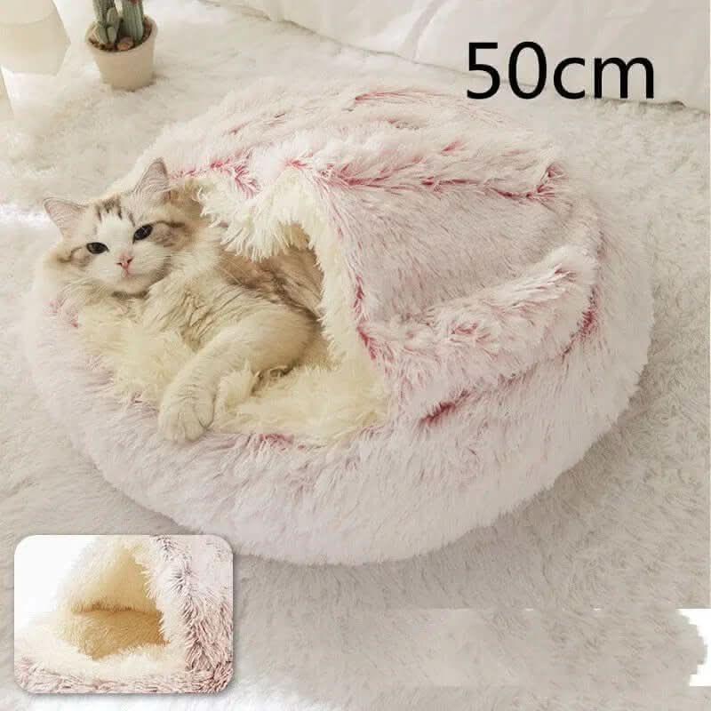 Lit rond en peluche Les Visionnaires
